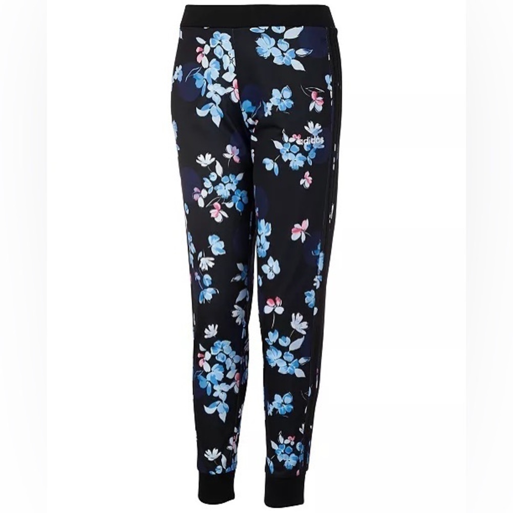 Adidas girls floral joggers